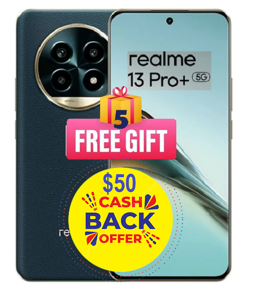 Realme 13 Pro+ 5G 512GB/12GB (5 FREE GIFTS)
