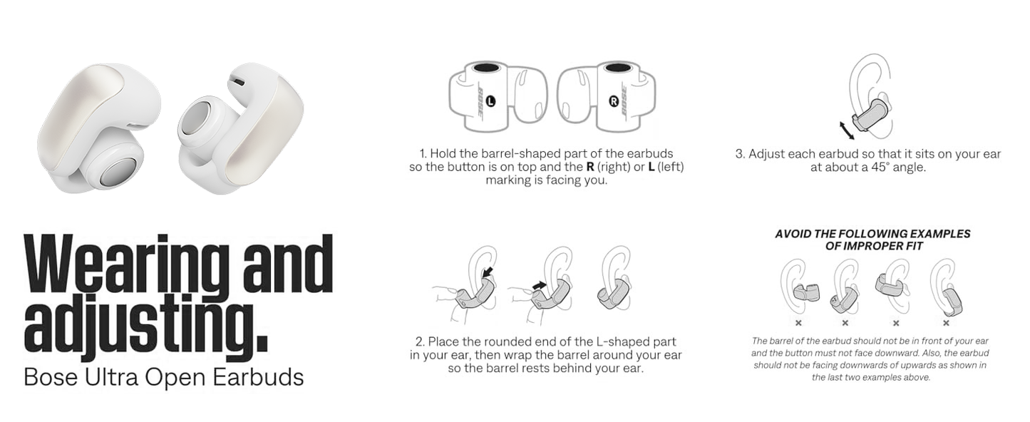 Bose Ultra Open Earbuds (Bluetooth Headset)