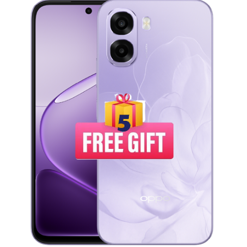 OPPO A6x 5G NFC 128GB+(4GB+4GB) (5 FREE GIFTS)