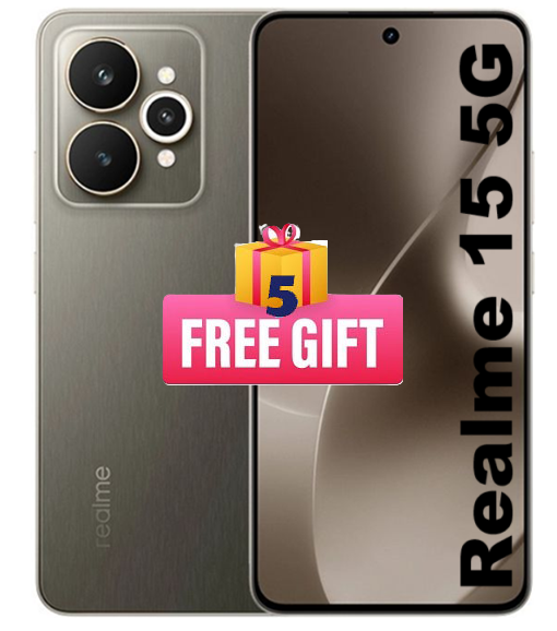 Realme 15 5G 256GB/12GB (5 FREE GIFTS)