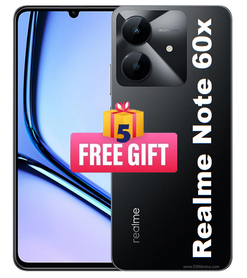 Realme Note 60x 64GB/(4GB+8GB) (5 FREE GIFTS)