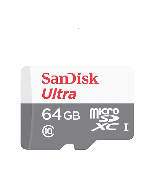 SanDisk 64GB Class 10 microSD Memory Card
