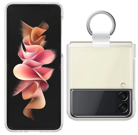 Samsung Z Flip 3 5G Clear Cover with Ring