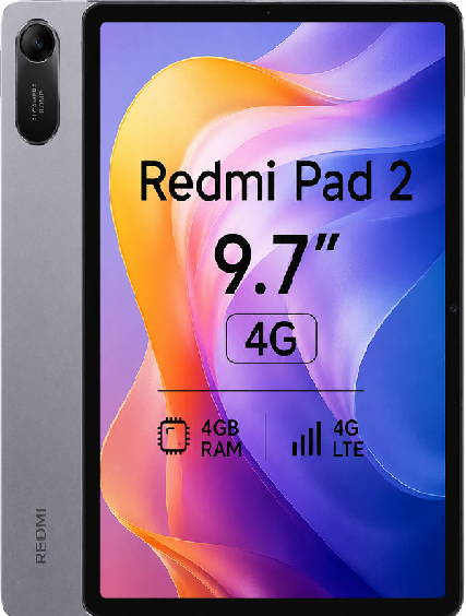 Redmi Pad 2 9.7 4G 4GB/128GB + Free Cover Tablet