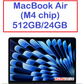 Apple MacBook Air (M4 chip) 512GB/24GB 13-inch