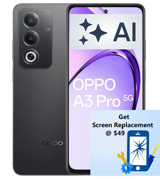 Oppo A3 Pro 5G 128GB/(6GB+6GB) (5 FREE GIFTS) Price in Singapore