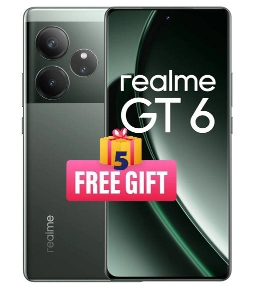 Realme GT 6 5G 512GB/16GB (5 FREE GIFTS)