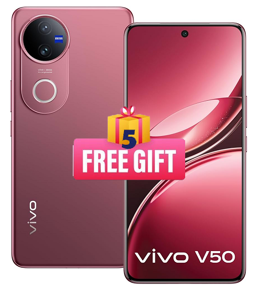 Vivo V50 5G 256GB/(12GB +12GB)(Free Watch + 5 FREE GIFTS)