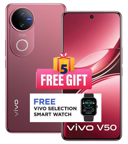 Vivo V50 5G 256GB/(12GB +12GB)(Free Watch + 5 FREE GIFTS)