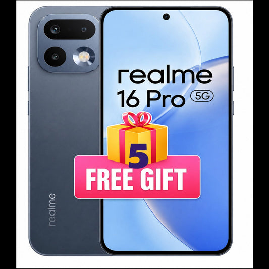 Realme 16 Pro 5G 512GB/12GB (5 FREE GIFTS)