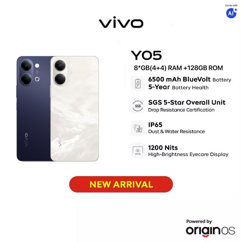 Vivo Y05 128GB/(4GB+4GB) (5 FREE GIFTS)