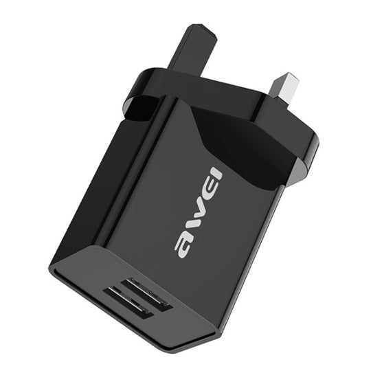 Awei C-23 2.4A 3 Pin Dual-Port Power Adapter