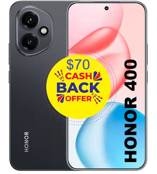 HONOR 400 256GB/12GB (Free Phone Case + Cash Back)