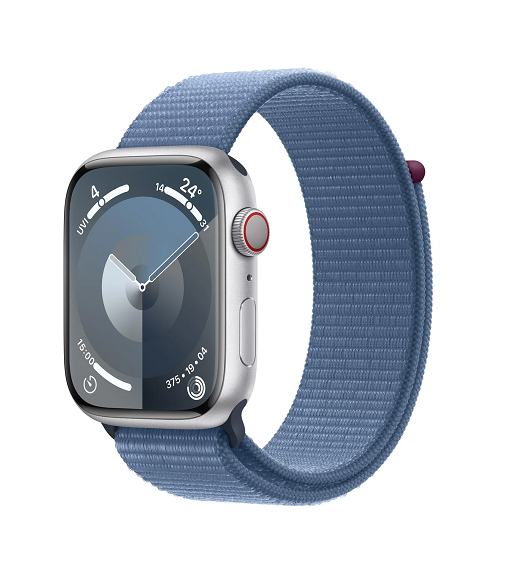 Apple 白い Watch 9 GPS+Cellular41mm M/L シルバー