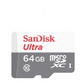 SanDisk 64GB Class 10 microSD Memory Card