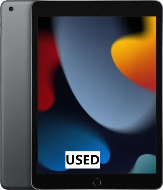 Apple iPad 10.2 (9th Gen) (2021) 256GB - Wifi +Cellular Tablet (Used)