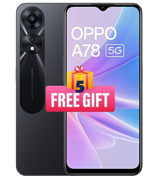 Oppo A78 5G 128GB/8GB (5 FREE GIFTS)