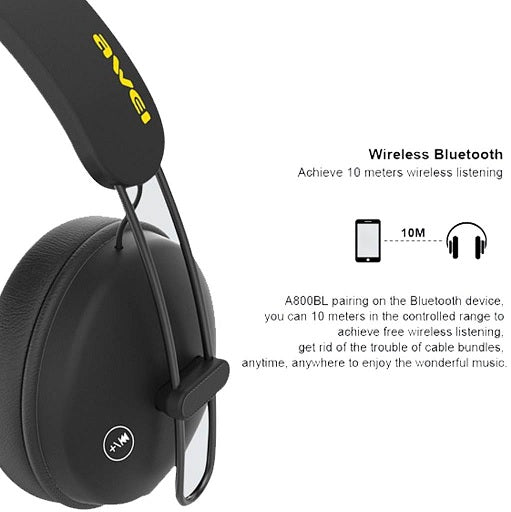 Awei A800BL Wireless Sports Bluetooth Headset