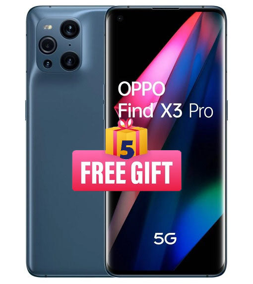 Oppo Find X3 Pro 5G 256GB/12GB (5 FREE GIFTS)