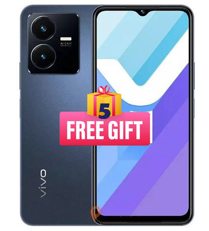 Vivo Y22s 128GB/6GB+(6GB Extended Ram) (5 FREE GIFTS)