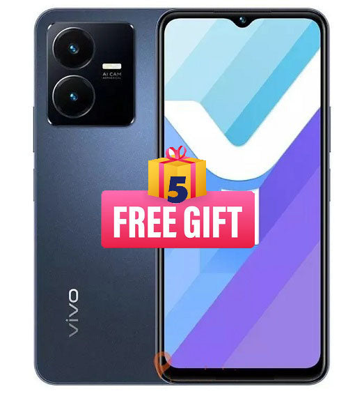 Vivo Y22s 128GB/6GB+(6GB Extended Ram) (5 FREE GIFTS)