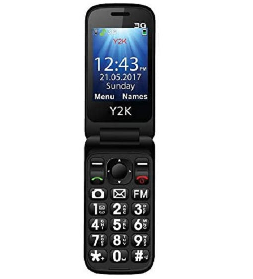 Y2K Flip 2 3G Senior Phone