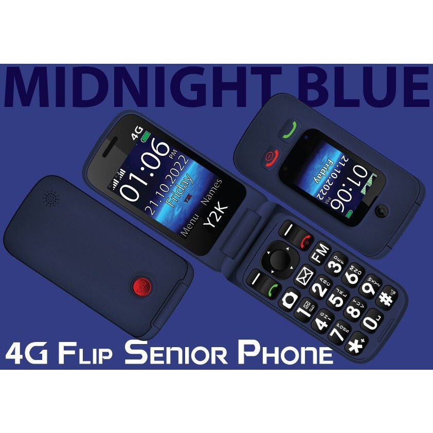 Y2K 4G Flip Senior Phone